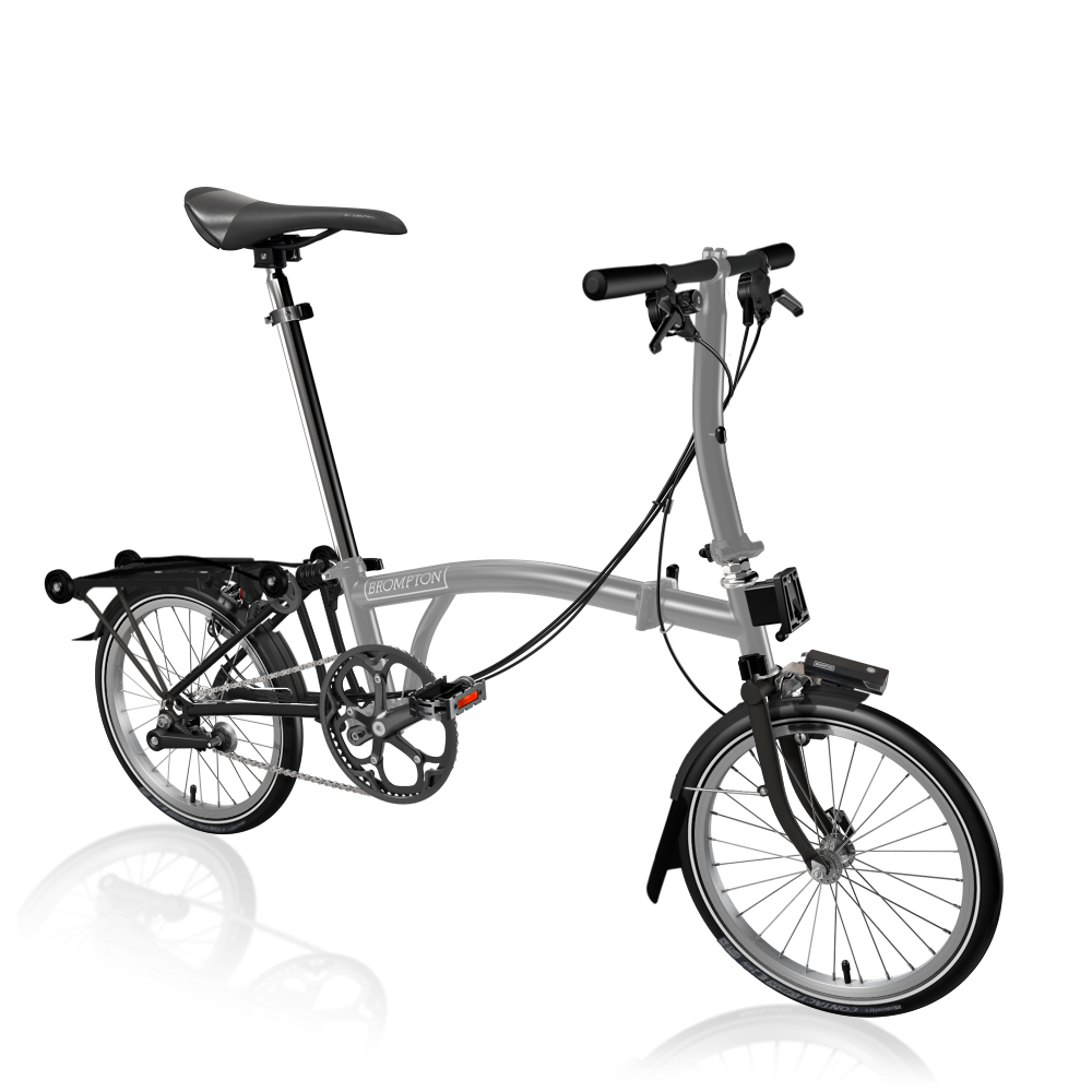 P-Line, S4R-X, Storm Grey Metallic/Black, 4 speed, S handlebar