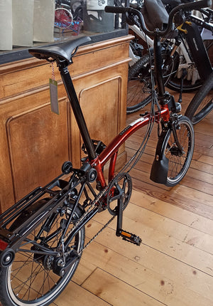 Brompton Bicycle Brompton Flame Lacquer M6r H6R Black Edition